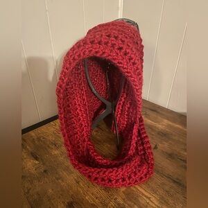 Ruby Red Eternity Head Scarf